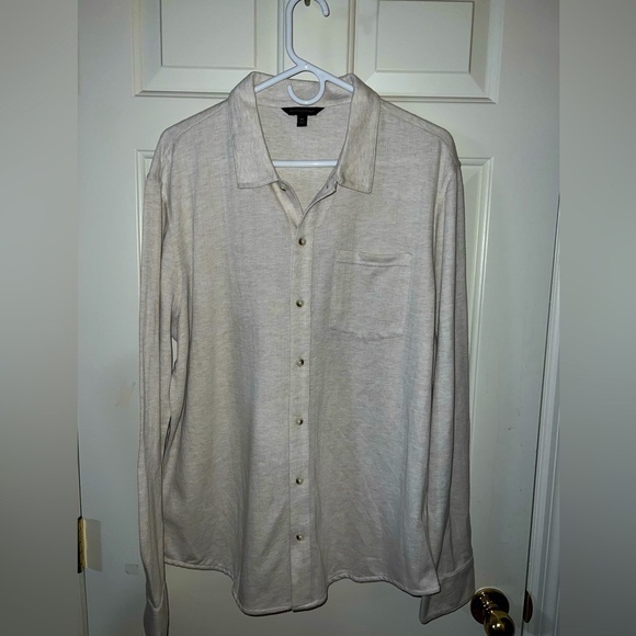 Banana Republic Other - Banana republic, long sleeve button down, casual men’s shirt, large, oatmeal